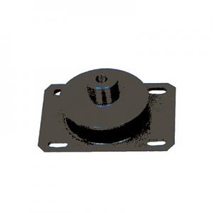 Shock-absorbing pad of main engine